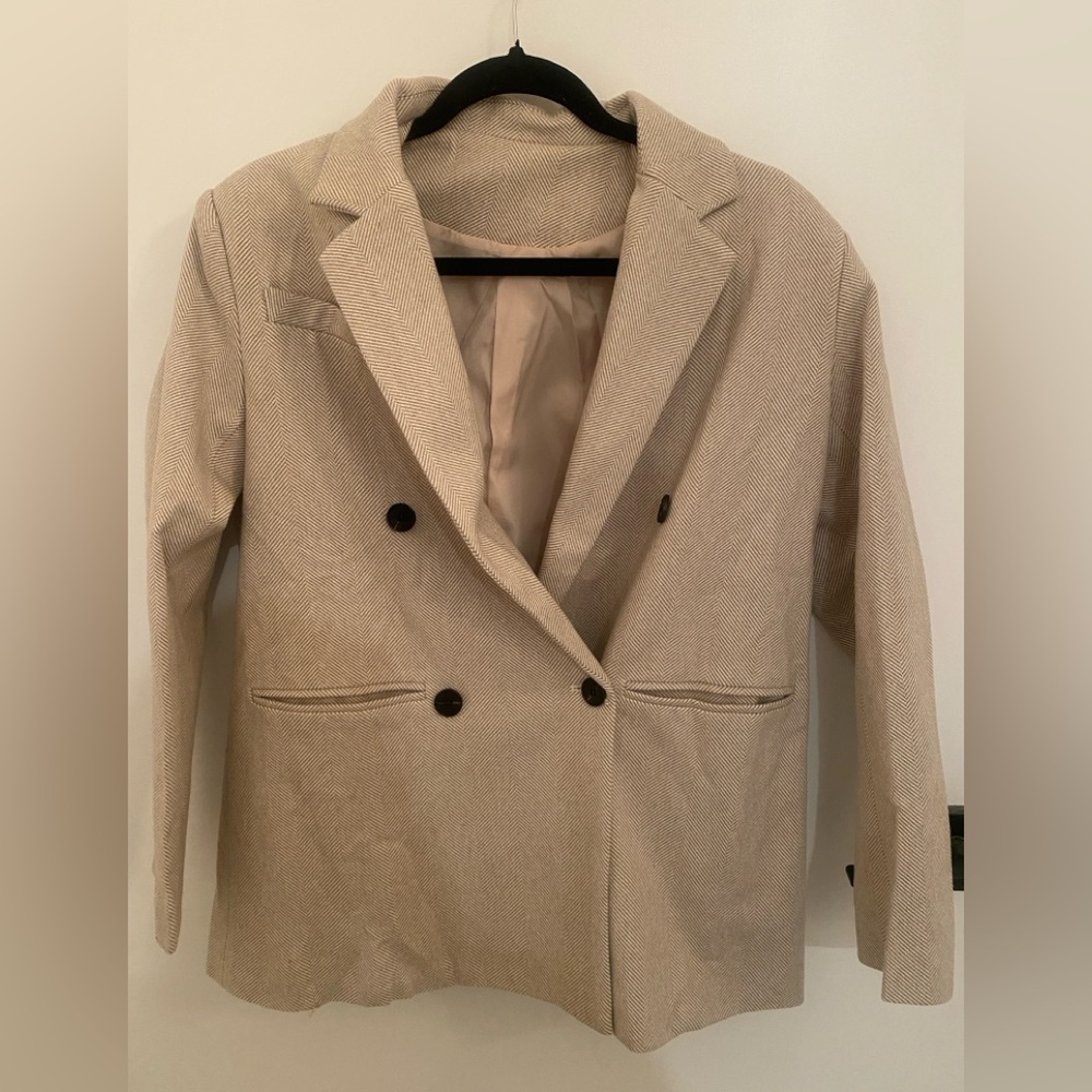 Tan/Cream Blazer size M